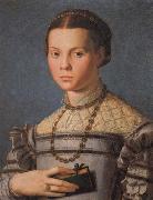 Agnolo Bronzino Portrait of a Little Gril with a Book Norge oil painting reproduction